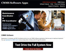 Tablet Screenshot of cmmssoftware.co.uk